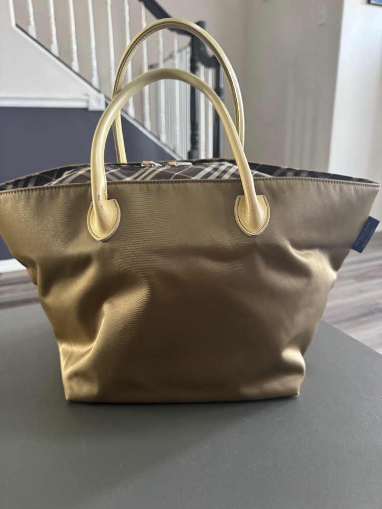Authentic Vintage Burberry Tote